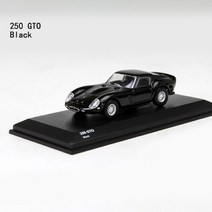 kyosho 1/64 합금 자동차 모델 페라리 다이캐스트 자동차 모형, 250 GTO(블랙)