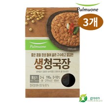 풀무원 생청국장 190g 3~4인분, 3개