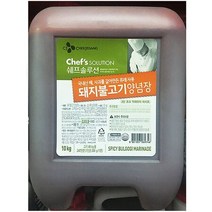 업소용 식당 식자재 백설 매콤 돼지불고기양념 10kg 식자재쌈장 업소용쌈장, 상세페이지 참조