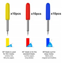 30/45/60 Degrees Replacement Blades For Roland Cricut Plotter Knife Cutter Power Tools Cutting