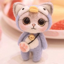 DIY 펭귄 하루클래스 잠옷 펠트 걱정인형 만들기 펠트 퀠트 패키지 diy인형만들기 걱정인형, 누리마켓 펭귄 잠옷