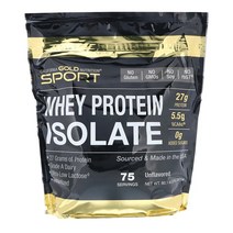 캘리포니아 골드 뉴트리션 웨이 프로틴 파우더 2.2kg 아이솔레이트 CGN California Gold Nutrition SPORT, 1개
