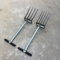 도라지창 삼지창 쇠스랑 괭이 삽쇠 쟁쇠 로타리삽 고구마 캐는 도라지 밭갈이 수확기 땅콩, 5지창, 1개