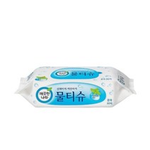 깨끗한나라 페퍼민트 물티슈 리필형, 30매, 1개