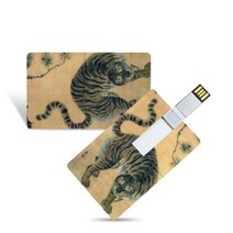 아트박스/이츠 USB 텔라 민속화(송하맹호도) 카드형 USB 4GB, 본품