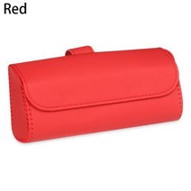 선글라스거치대 차량용 클립 선바이저 안경 케이스 자동차 선 글래스 홀더 유니버설-93, red