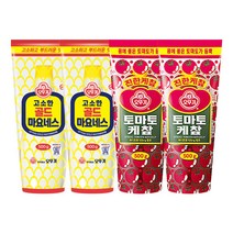 오뚜기 토마토케찹 500g 2개 + 골드마요네즈 500g 2개, 오뚜기 토마토케찹 500g2개+골드마요네즈 500g2개