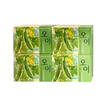 풍부한 거품 오이향 미용 비누 4px3 향수비누 향비누, 오이비누