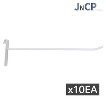 JNCP 휀스망 일선후크 10EA 후크 고리 악세사리 걸이 진열 메쉬망 네트망 철망, 1세트, 화이트(25cm)x10EA