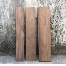 우드슬랩상판 목재 우드 합판 블랙 월넛 나무 블랭크 블록 1 개 과일 피자 커팅 보드 키보드 블랭크목공 카펫, 20x10x2cm