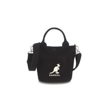 캉골KANGOL 쁘띠 캔버스 오픈 버킷백 3841 블랙