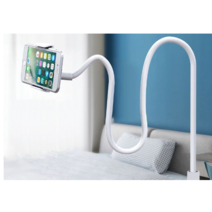 침대 휴대폰 거치대 누워서 핸드폰거치대, 128cm 화이트, 1개