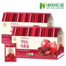 네이처드림 맛있는 석류즙 2박스 총 60포, 네이처드림/맛있는 석류즙 70ml x 30포 2박스