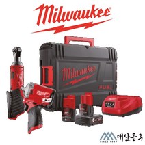 밀워키 충전 콤보세트 임펙렌치 라쳇렌치 M12 FPP2AR-0X 632X 베어툴 풀세트, [01]0X(케이스포함)
