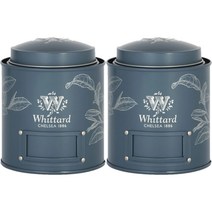 위타드 Whittard Blueberry Rooibos Loose Tea Caddy 블루베리 루이보스 허브차 잎 케이스 100g 2팩, 2개
