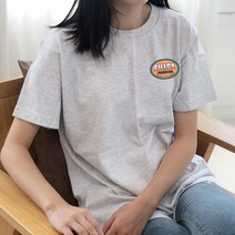 험블스튜디오 기본 로고 남녀공용 반팔티 애쉬그레이 반팔 티셔츠