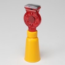 쏠라 경고등 콘용 태양열충전 자동점등 컬러콘 전용, 단품