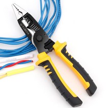 TUOCHI 다목적 멀티 전공 펜치 스트리퍼 컷팅 압착, 1개