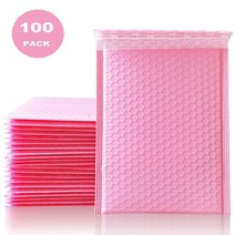 택배봉투 중소기업 용품 우편물 폴리 우편물 배달 패키지 포장 포장 패딩, 100pcs 핑크, 1518cm