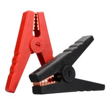 자동차 배터리 집게 밧데리 점프선 악어 차량 어스, 클립CJ002993, 1개