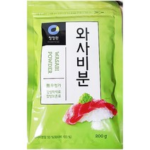 업소 전문 와사비 가루 대상 200g X6개 식당용 분말 와사비/와사비가루/가루/업소용/식당용식자재/식자재전문/식품도매/식자재유통회사/업소식자재, 단일 수량
