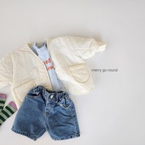 유아 아동 누비 점퍼