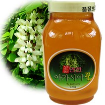 경기 연천 DMZ 민통선 자연산 100% 천연 아카시아꿀 1.2kg 2.4kg (2023 생산), 1개