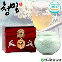 다온푸드 양봉농협청밀 도자기생꿀 2kg인증 -인증