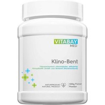 클렌주스 디톡스 몸속독소 제거 배출 Vitabay KlinoBent 분말 초미립자 500g u2022 제올라이트 벤토나이트 마찰 기계적으로 미분화되고 활성화된 품질, 500 g (1er Pack)