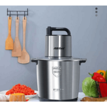 고기 분쇄기 민서기 민찌기 자동 업소용, 6리터 1000w 대용량 칼날 2세트