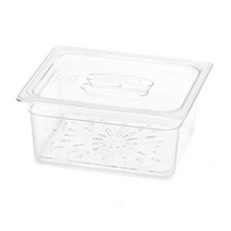 업소용 밧드 바트 pc 플라스틱 밧트 투명 냉장고정리 재료보관, 6인치(15CM)