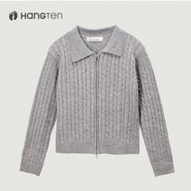 [행텐] 여성 케이블 투웨이 집업 가디건 10410-140-232-34