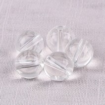 라운드 6mm 8mm 10mm 12mm 14mm 광택 크리스탈 유리 스페이서 비즈 쥬얼리 만들기 DIY 공예 결과 많은, [01] 6mm (50pcs), [02] Clear