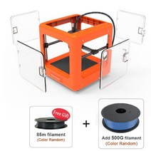 목업제작 3D프린터 나노 미니 3D 프린터 DIY 장난감 Modle 인쇄 교육 Impresora 3d 어린이 선물 지역 창고에서 FDM 3D 프린터, 협동사, A2 500G 필라멘트 추가