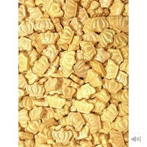 Sprinkle Deco Royal Prince Crown King Queen Princess 로얄 프린스 크라운 킹 스프링클 데코 캔디 3팩, Gold Crowns