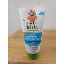 선크림 베이비가닉스 키즈 미네랄 선크림 - SPF 50 - 6 fl oz