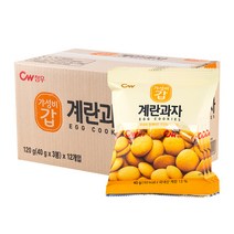 계란과자 40g 3번들 12입 청우 가성비갑 쿠키 스낵 아이들 간식 과자 박스
