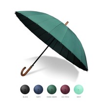 크로반 고급 원목 골프 튼튼한 대형 자동 장우산 KR13..... 1개 정성