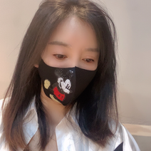 시크해 3760 큐빅블링 마스크 여성마스크 다회용마스크 새부리형 데일리