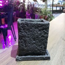 화산석 화분 정사각 14x14x16cm