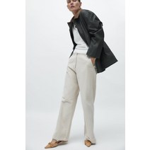 독일 자라 ZARA 장식 플랫 슬링백 슈즈 - 에크루 화이트 101383