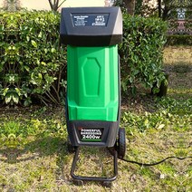 잔가지 파쇄기 2400W 나무가지파쇄기 절단 농기구, 2400W 분쇄기 II 20미터 라인