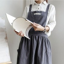 원피스 앞치마 최준카페 고사리 나물 어쩌다주부앞치마, A타입-그린