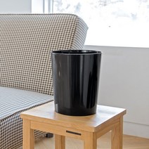 패블러스 심플 8리터 화장실 휴지통, 심플휴지통 8리터 블랙