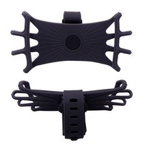 전동 스쿠터 유모차 휴대폰 실리콘 거치대 자전거 라이트 스탠드 라이딩