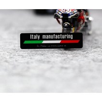 랩핑 데칼 이탈리아 제조 국기 비닐 스티커 반사 오토바이 레이싱 헬멧 데칼 자전거 모토사이클 트럭용, 01 sticker