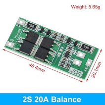 전동보드 전기킥보드 휴대용 경량 전동킥보드 3S 4s 40A 60A 리튬 이온 배터리 충전기 보호 보드 18650 BMS 드릴 모터 11.1V 12.6V 14.8V 16.8V, 2S 20A Balance