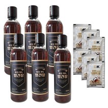 통영 수산식품개발연구소 멸치가득 멸간장500ml+홍영의 백간장 25ml, 6개, 500ml