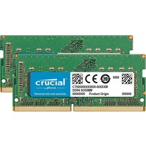 Crucial 노트북 램 메모리16GB (2x8GB) DDR4 2400 MHz CL17 (CT2K8G4SFS824A), 8GB Kit (2x4GB), 2400MHz 3570217065 110665