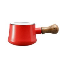 DANSK 단스크 코벤 스타일 버터 워머 550ml 법랑 834340, 개, 칠리레드 + 뚜껑 포함